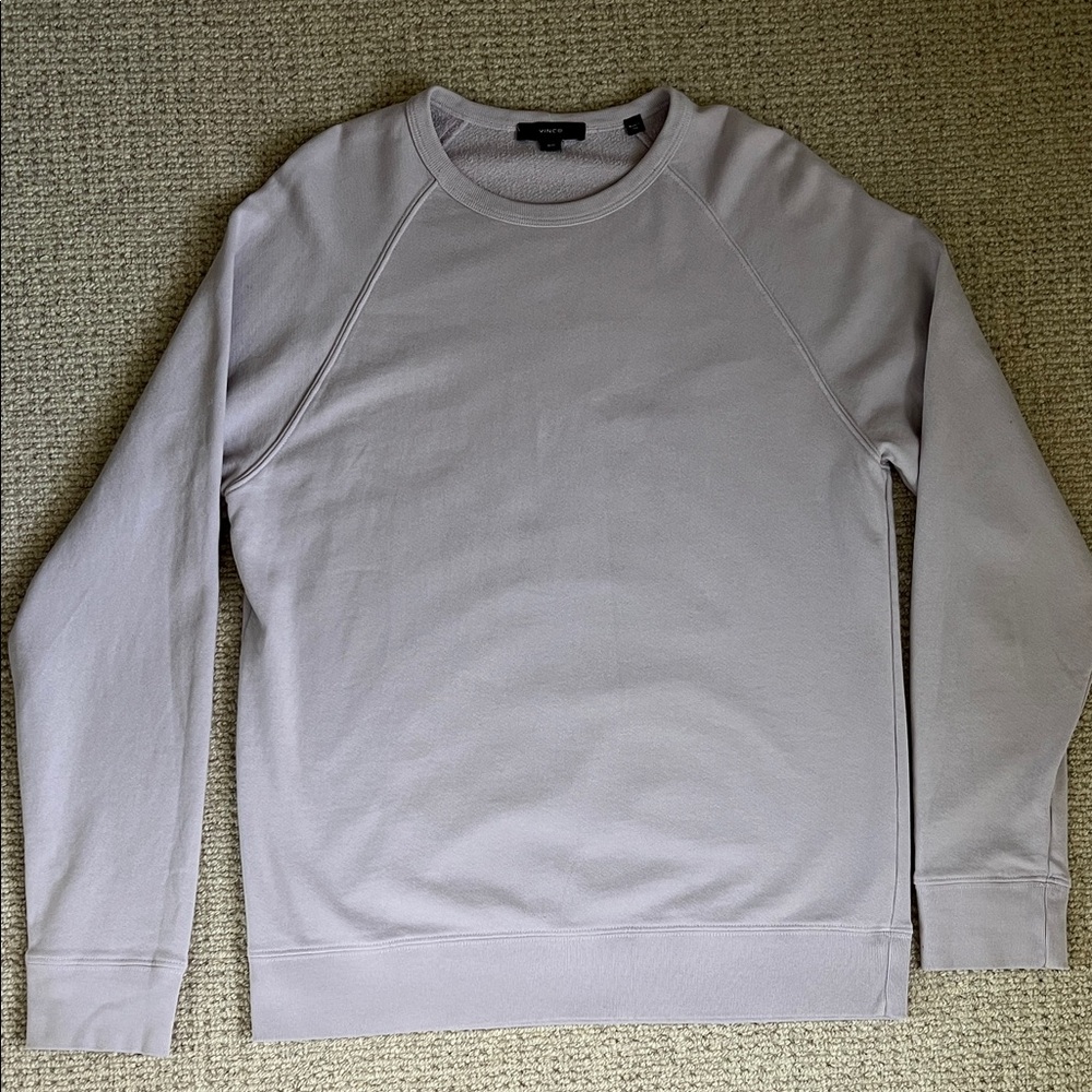 Vince Men's Lilac Crewneck Sweatshirt